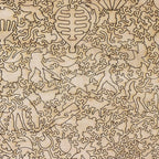 Ballons puzzle de la Liberté au-dessus des terres agricoles