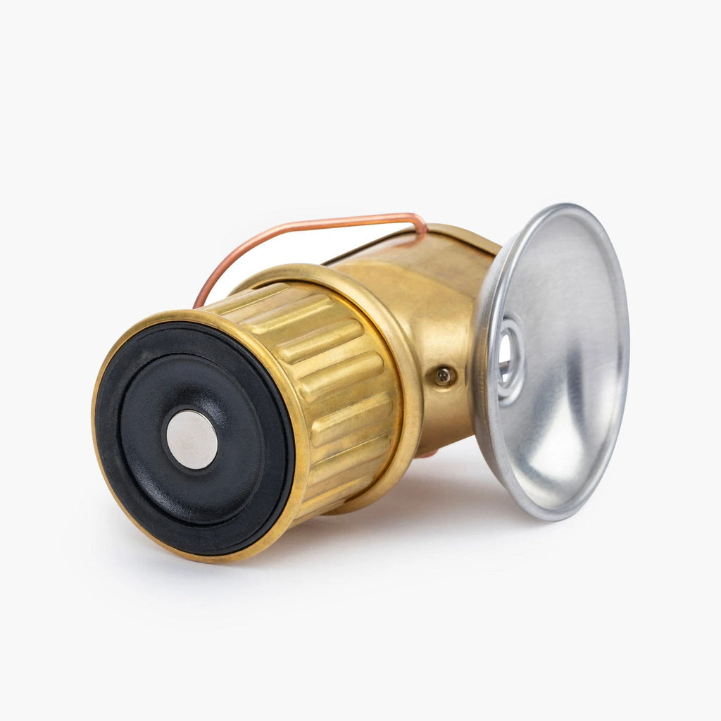 Lanterne de mineur rudimentaire