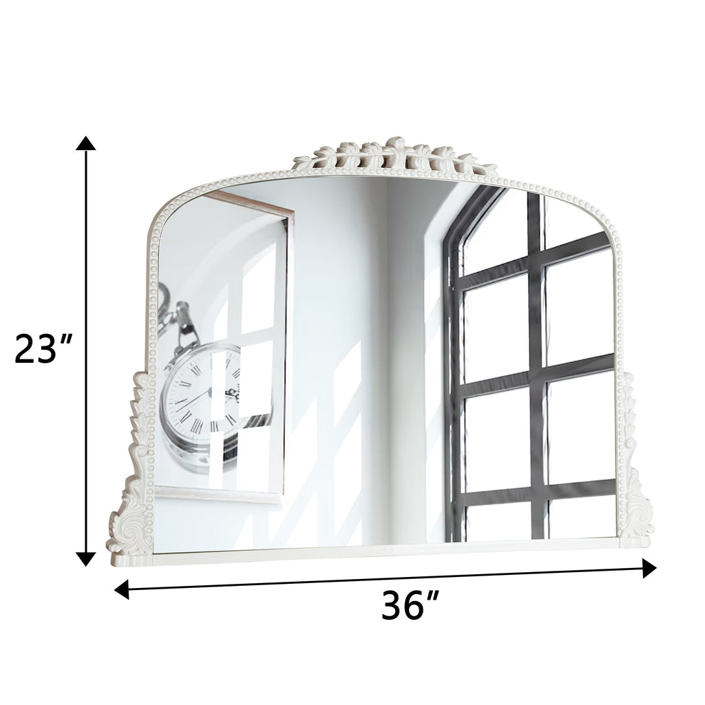 Miroir mural arqué style baroque - 36×23