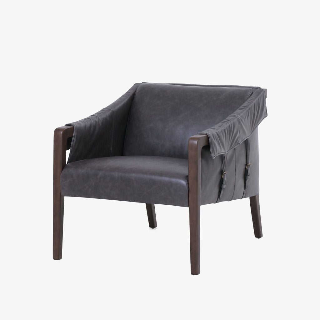 Fauteuil Bauer Four Hands en ébène Chaps