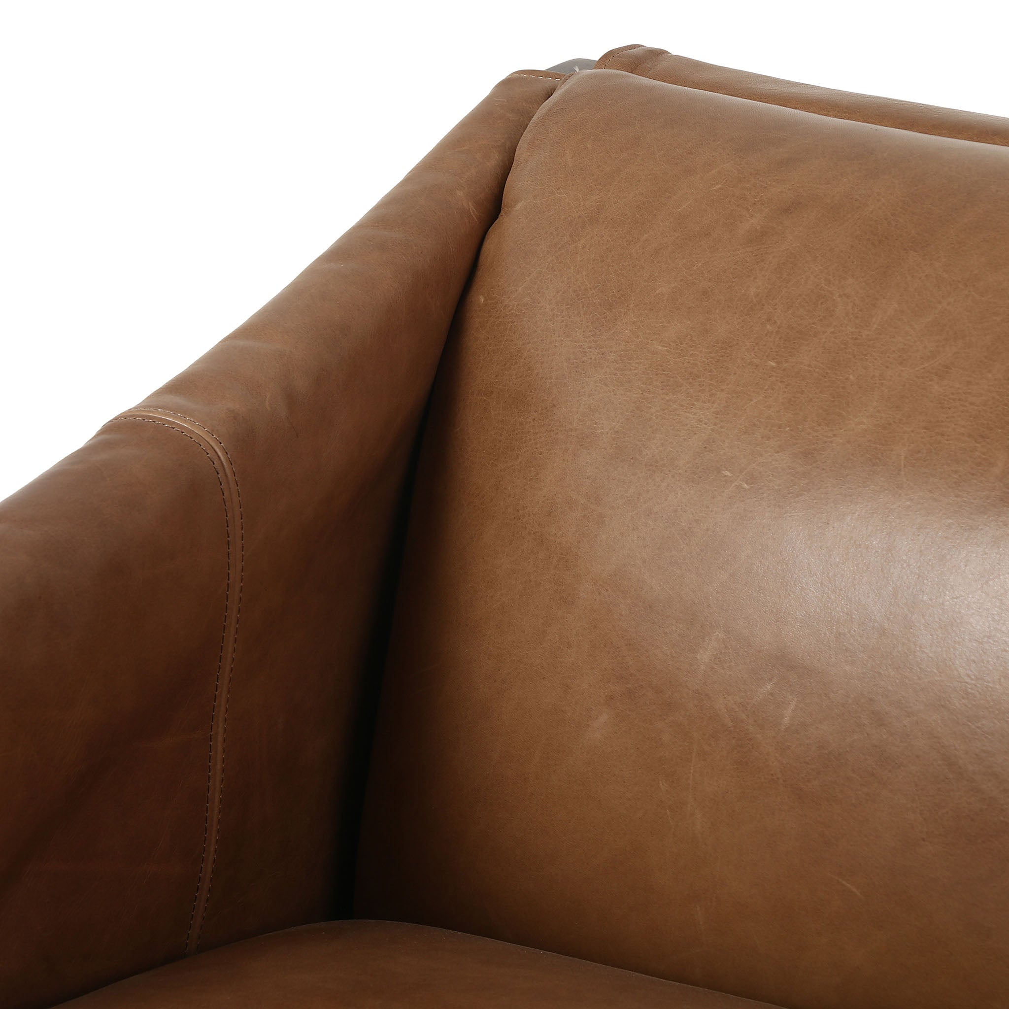 Fauteuil Bauer Four Hands couleur taupe chaud Dakota