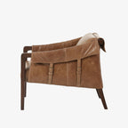 Fauteuil Bauer Four Hands couleur taupe chaud Dakota