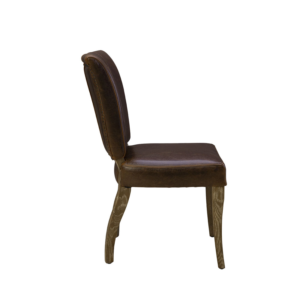 Fauteuil en cuir Beale