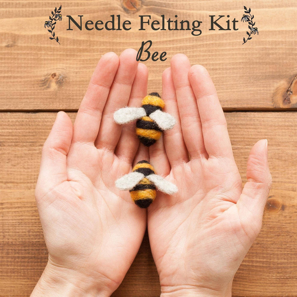 Kit de feutrage à l'aiguille Abeilles