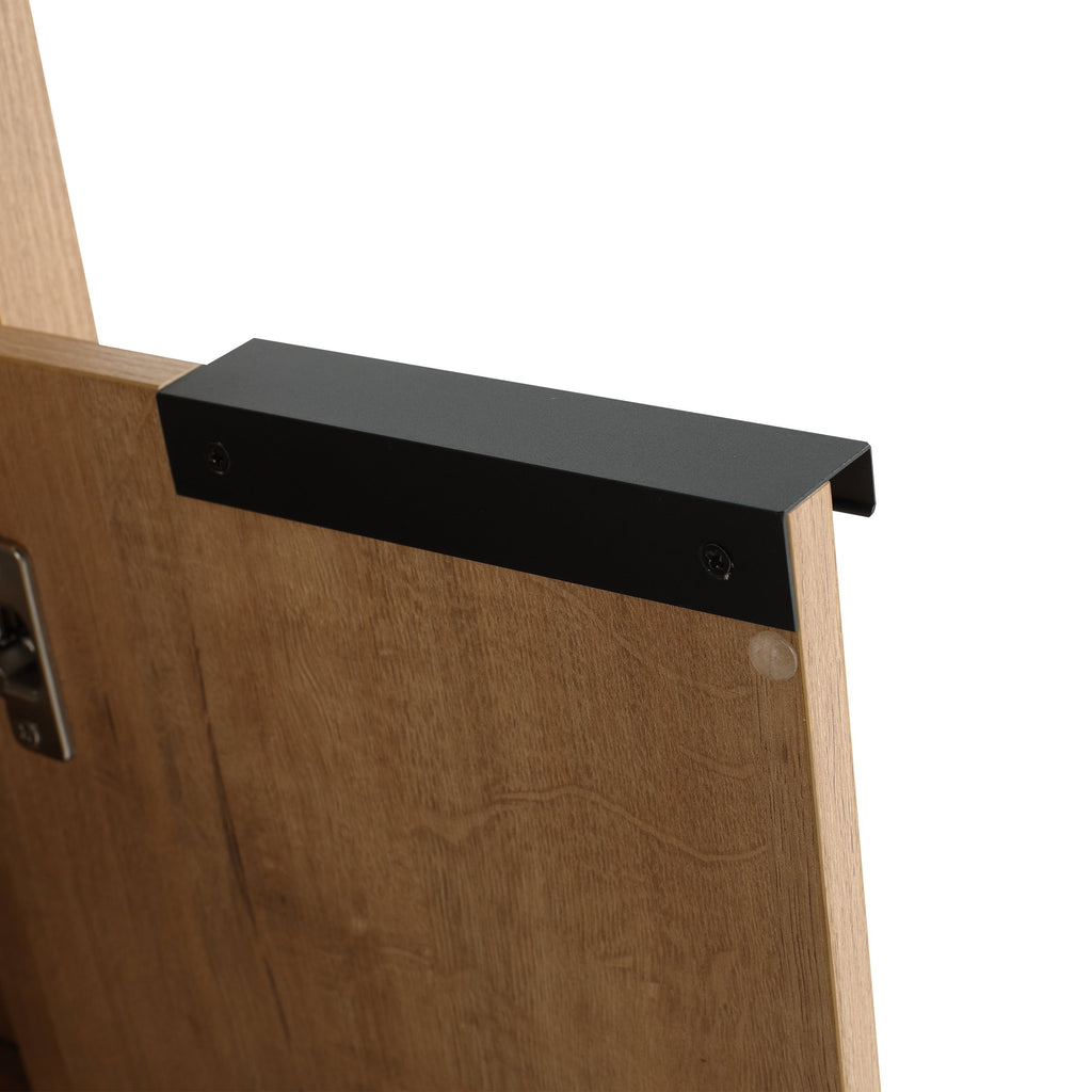 Meuble-lavabo Beingnext 24/30/36 avec vasque, meuble-lavabo autoportant avec porte à fermeture douce et étagère réglable