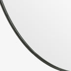 Miroir rond Four Hands Bellvue en noir rustique