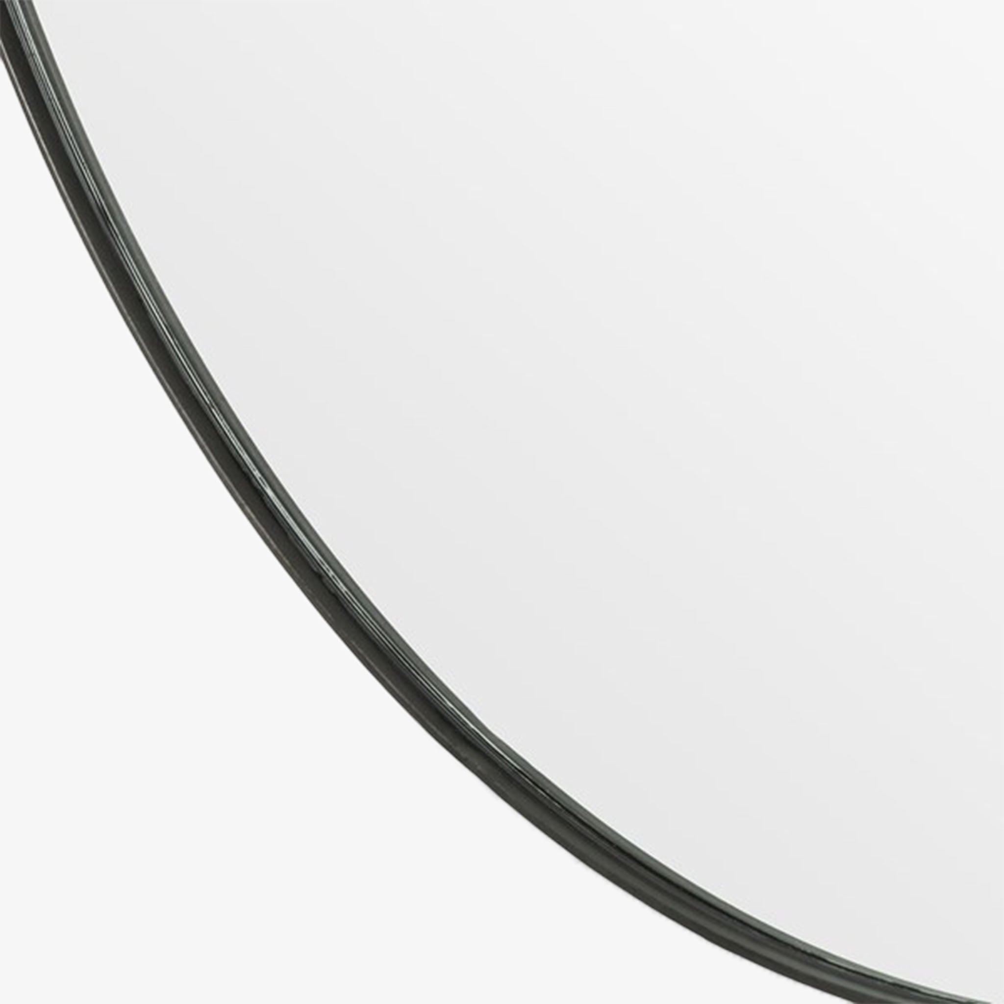 Miroir rond Four Hands Bellvue en noir rustique