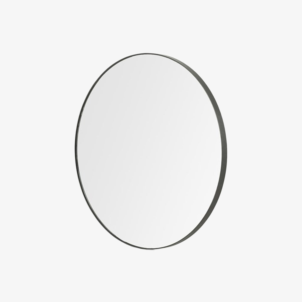 Miroir rond Four Hands Bellvue en noir rustique