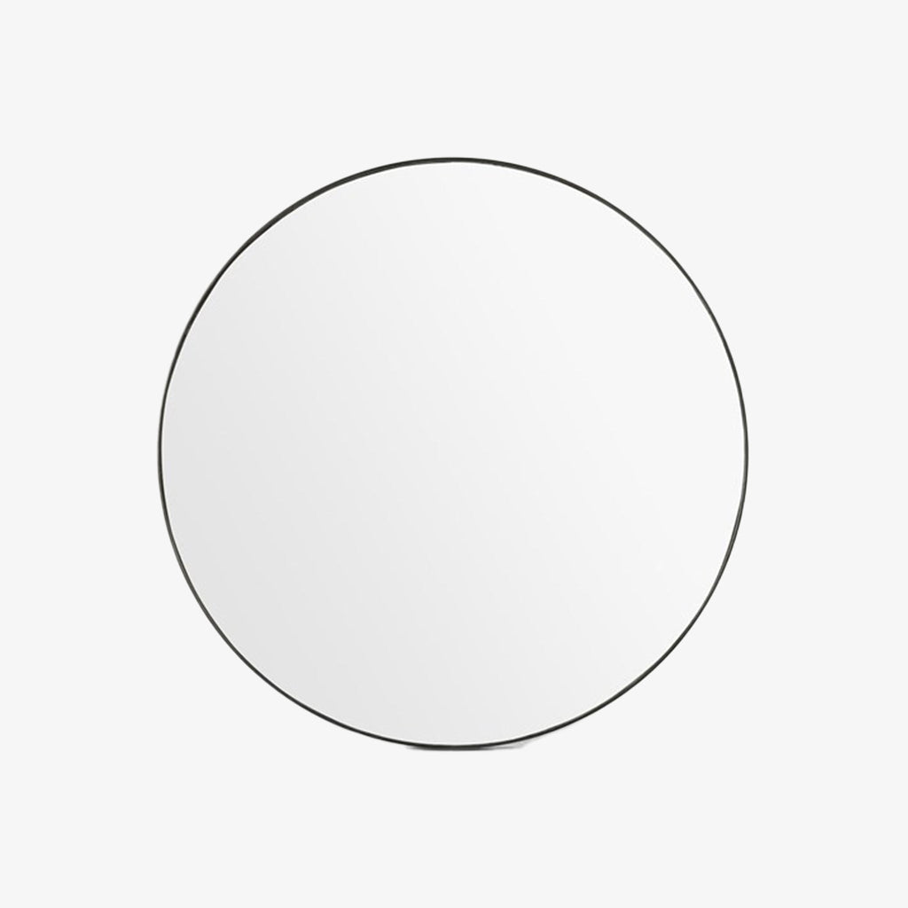 Miroir rond Four Hands Bellvue en noir rustique