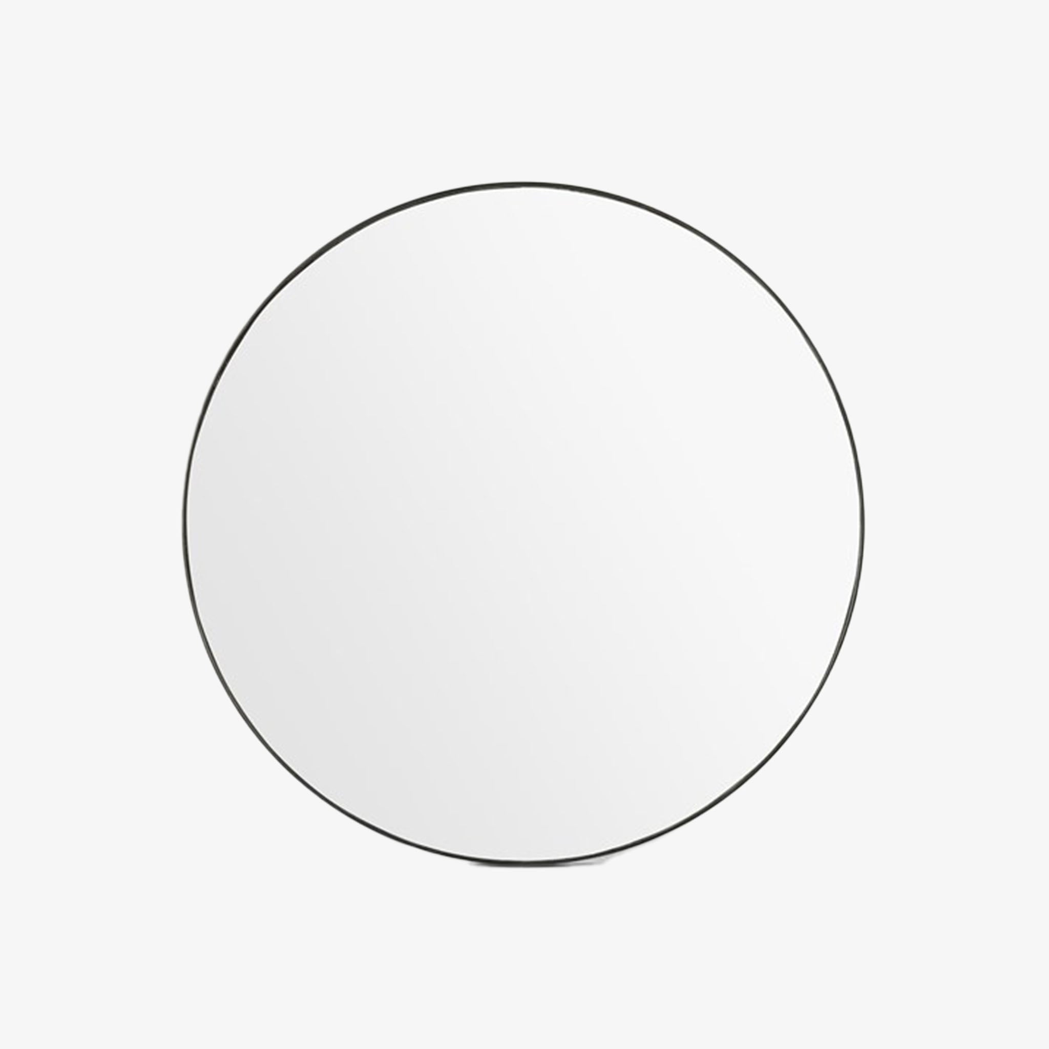 Miroir rond Four Hands Bellvue en noir rustique