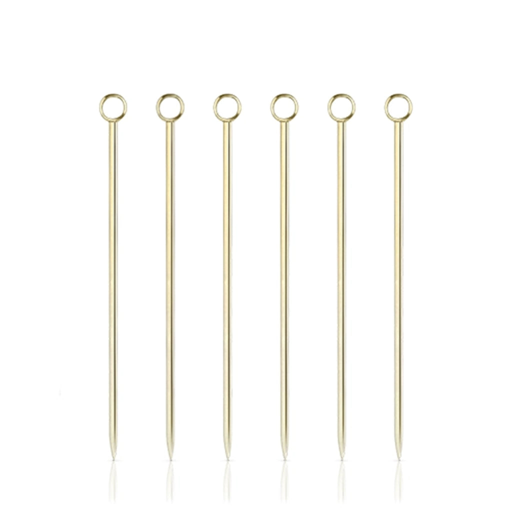 Ensemble de pics à cocktail Belmont Gold