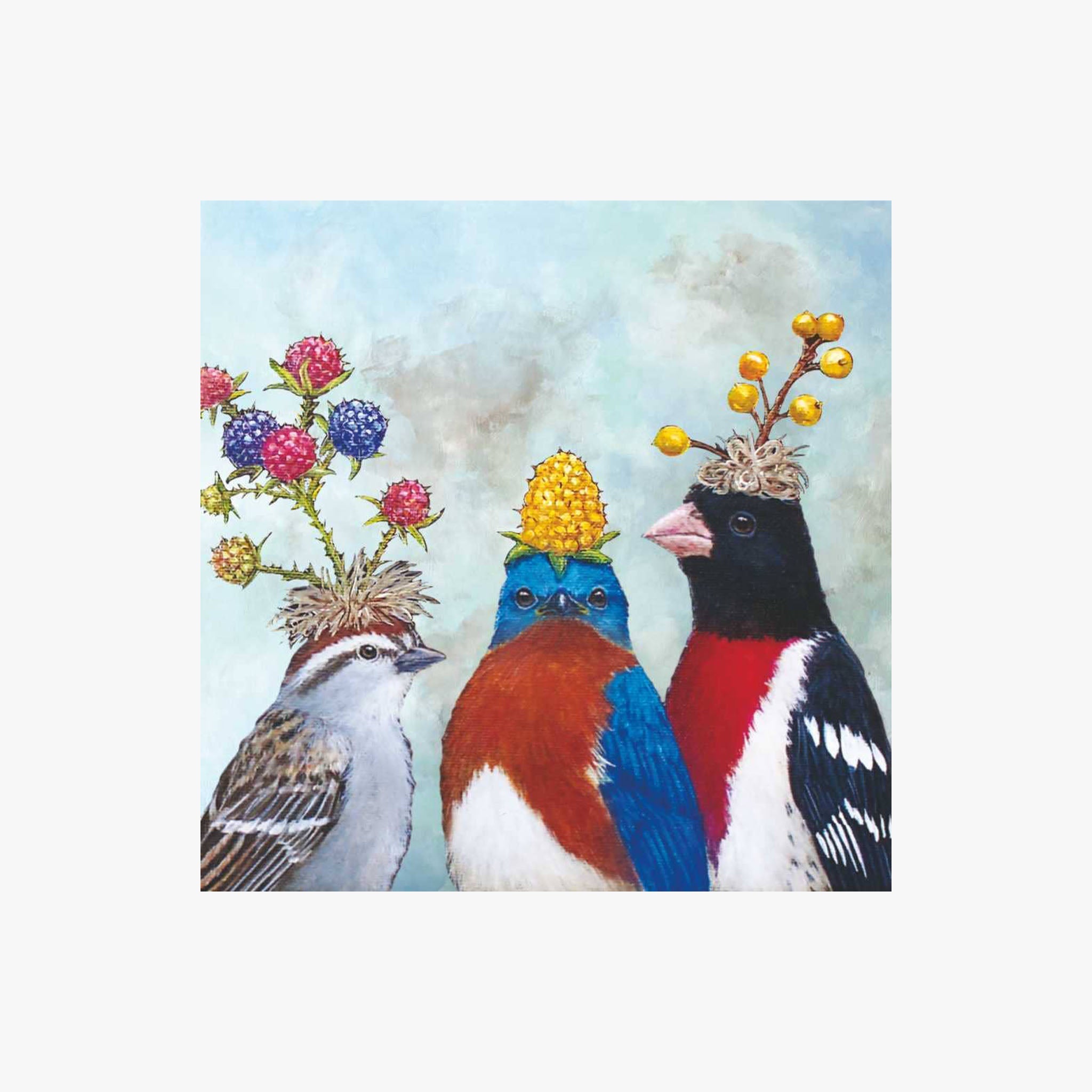 Serviette de cocktail pour le festival des baies