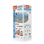Piscine hors sol ronde Bestway Steel Pro MAX avec pompe et couverture