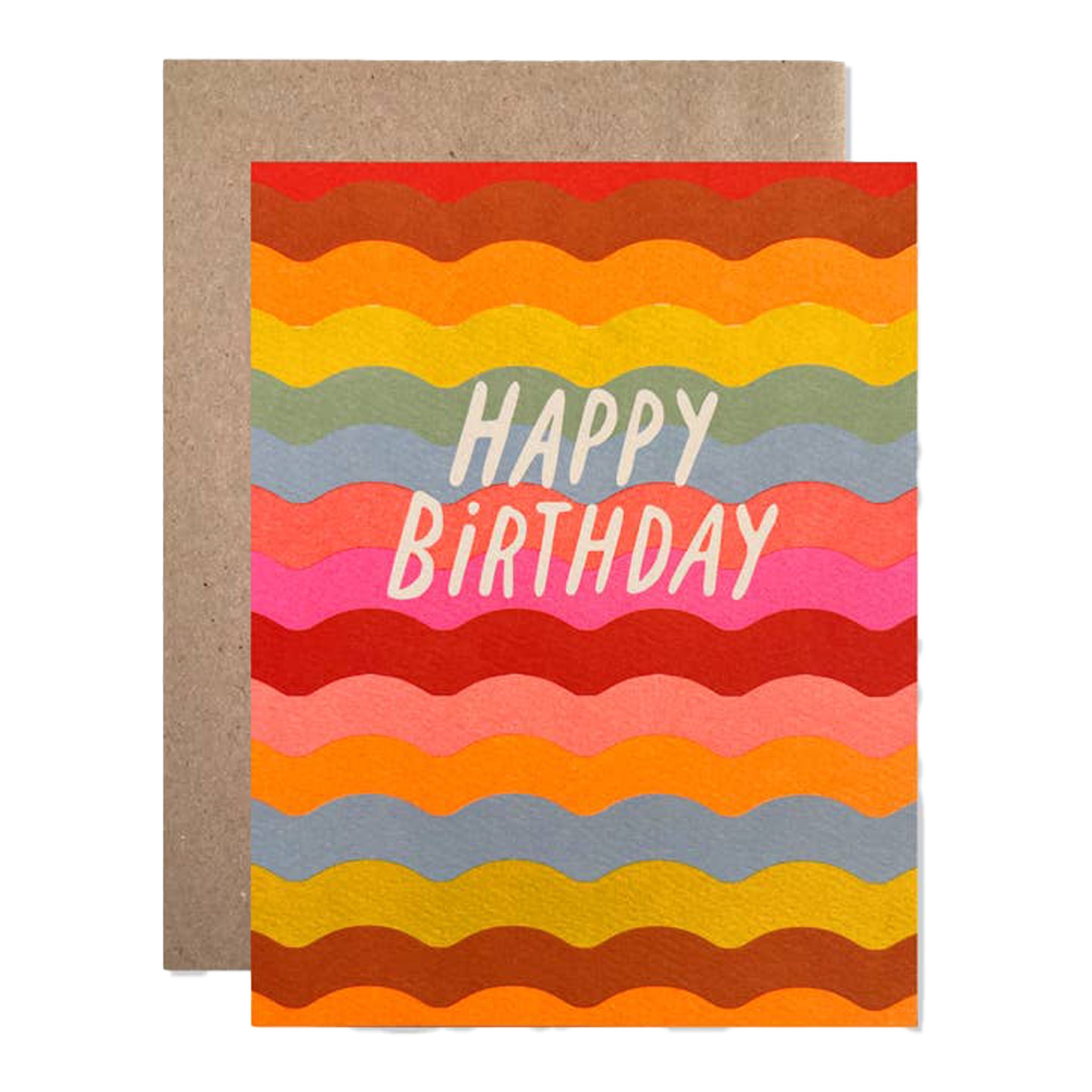 Cartes de vœux d'anniversaire Waves