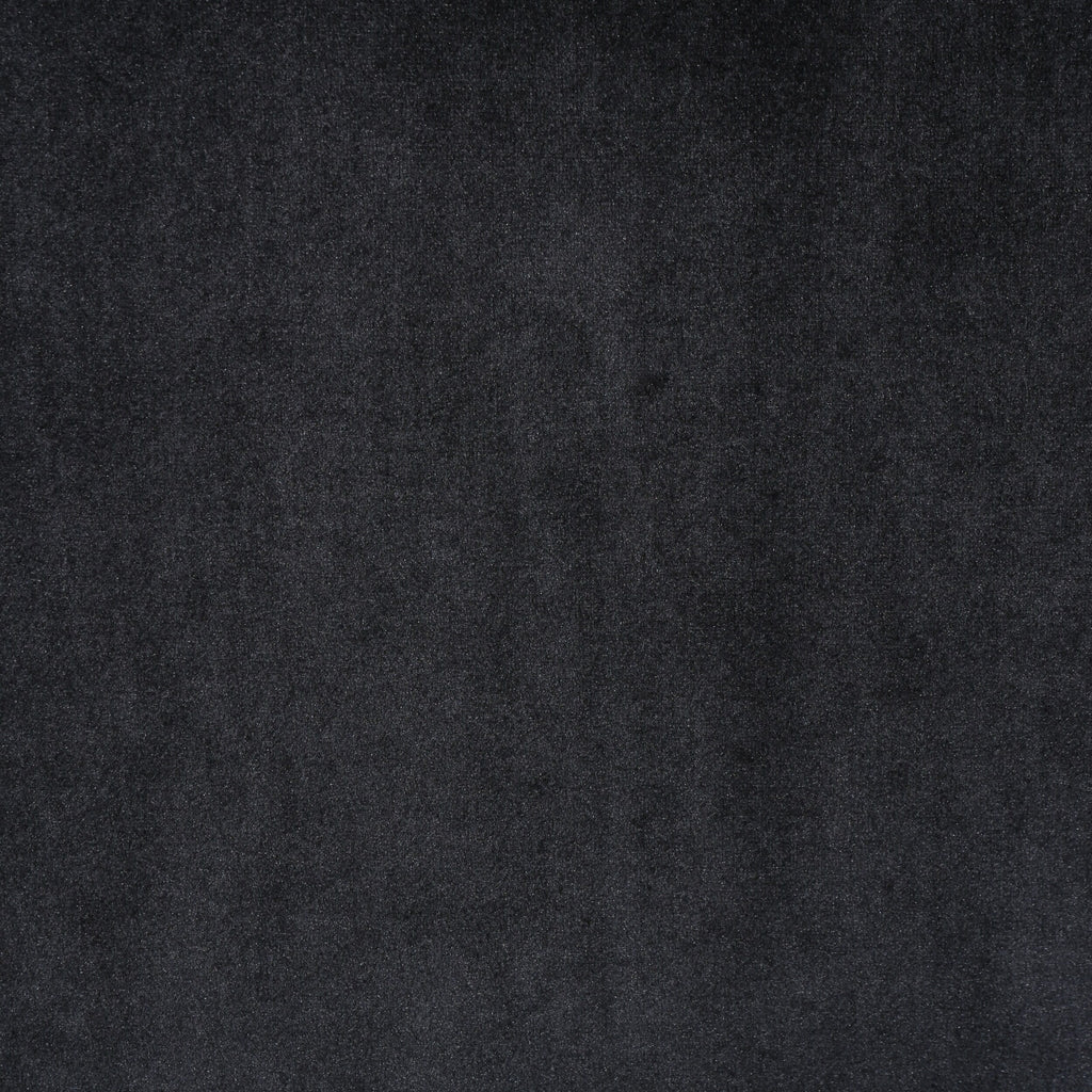 Canapé deux places à oreilles haut capitonné en velours noir