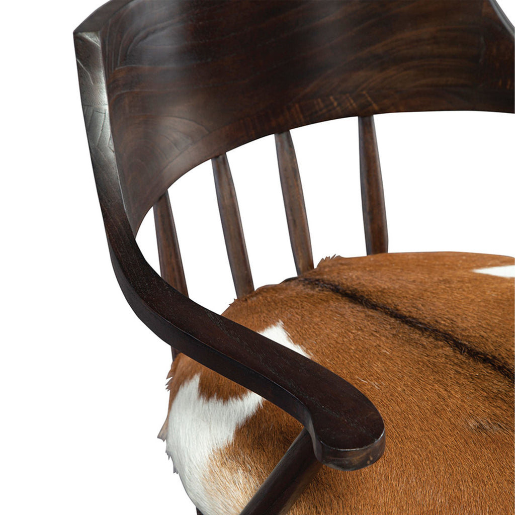 Chaise de salle à manger en saule noir 