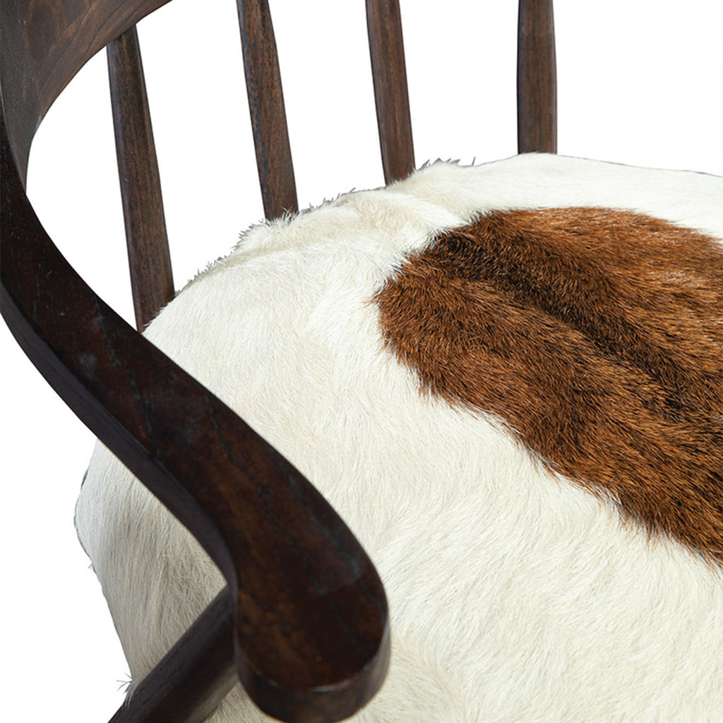 Chaise de salle à manger en saule noir 