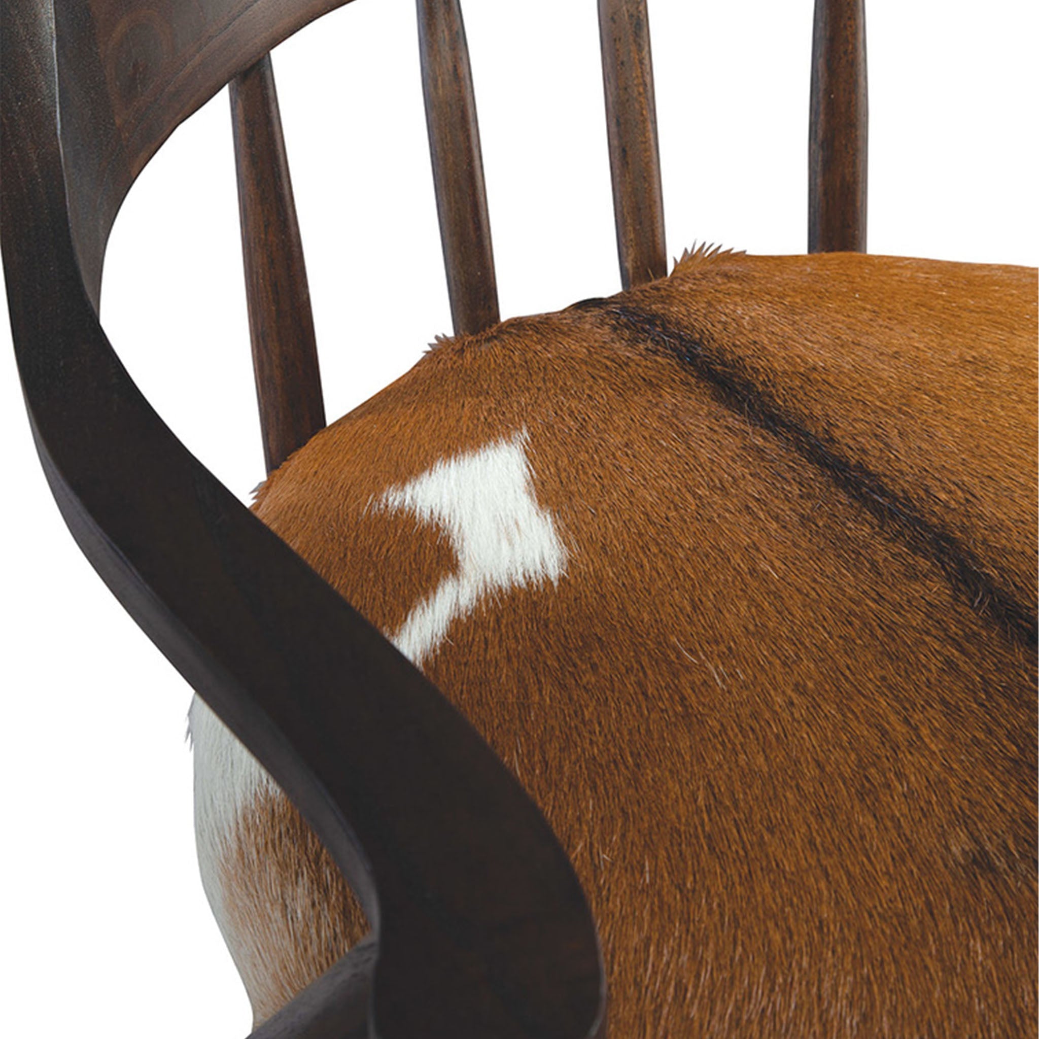 Chaise de salle à manger en saule noir 