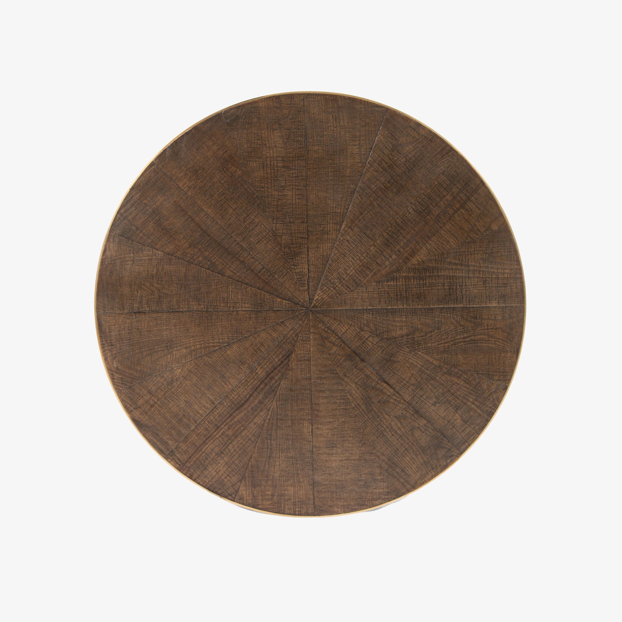 Table basse ronde Four Hands Perry 40 en ébène clair