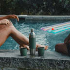 Gourde High Camp Parkside 750 en gris parasol