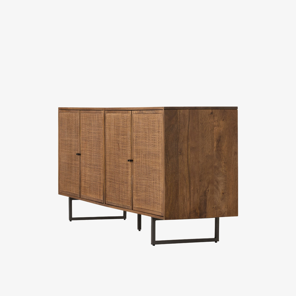 Buffet Four Hands Carmel en finition brun délavé