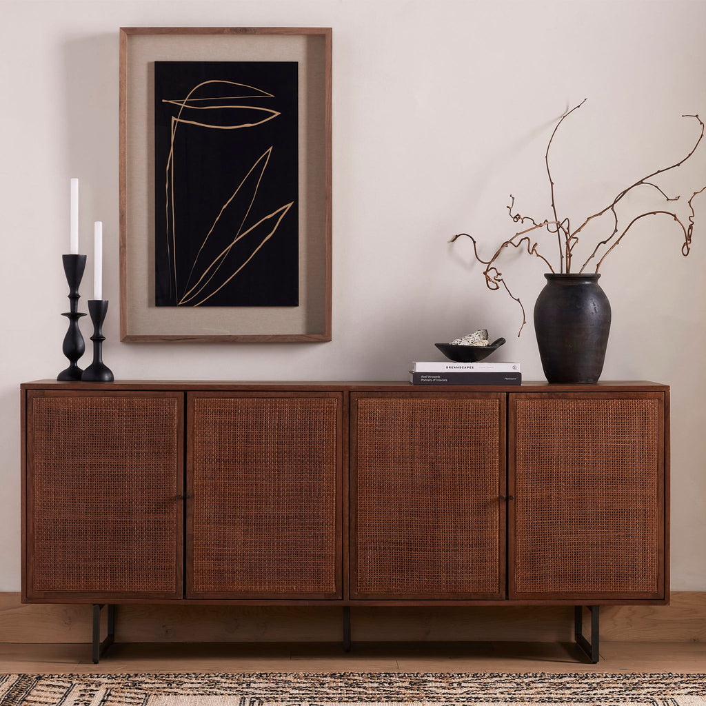 Buffet Four Hands Carmel en finition brun délavé