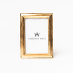 Cadre photo Chalet à feuilles d'or