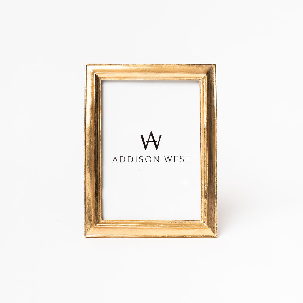 Cadre photo Chalet à feuilles d'or