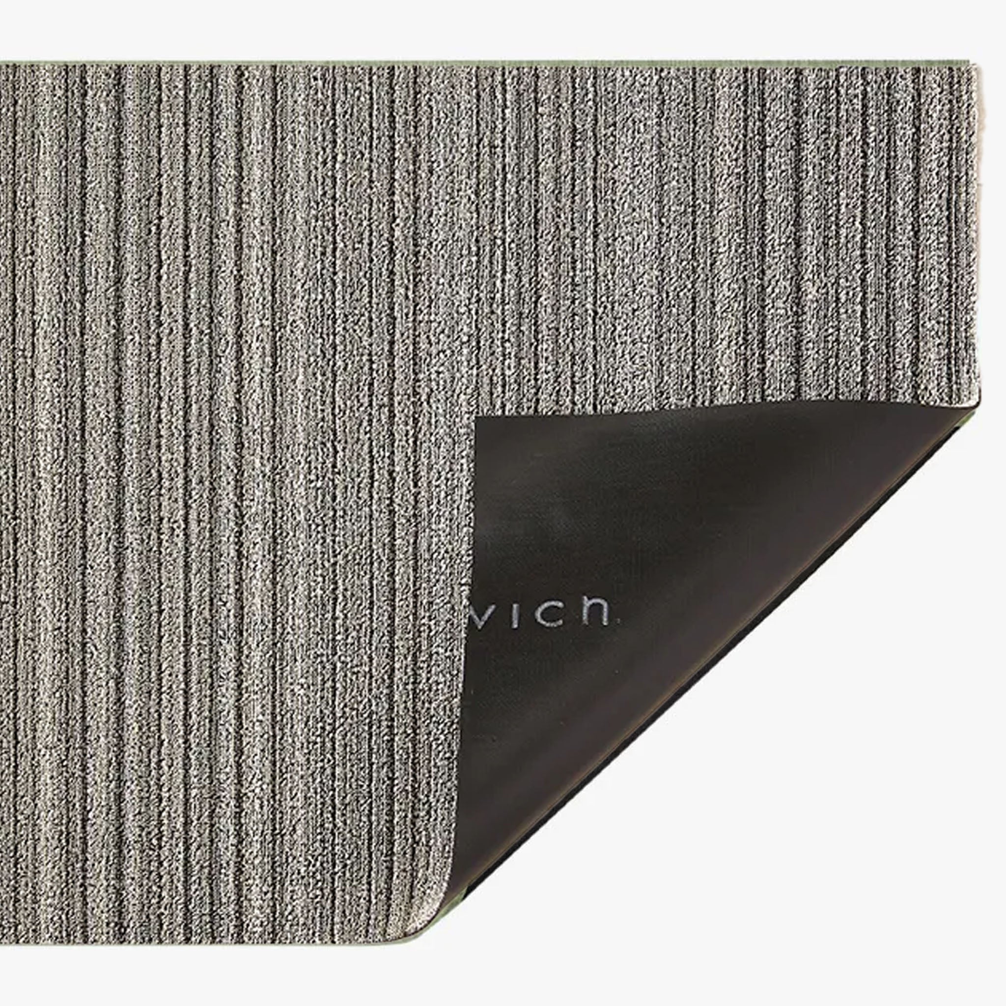 Tapis à poils longs à rayures fines en bouleau de Chilewich 