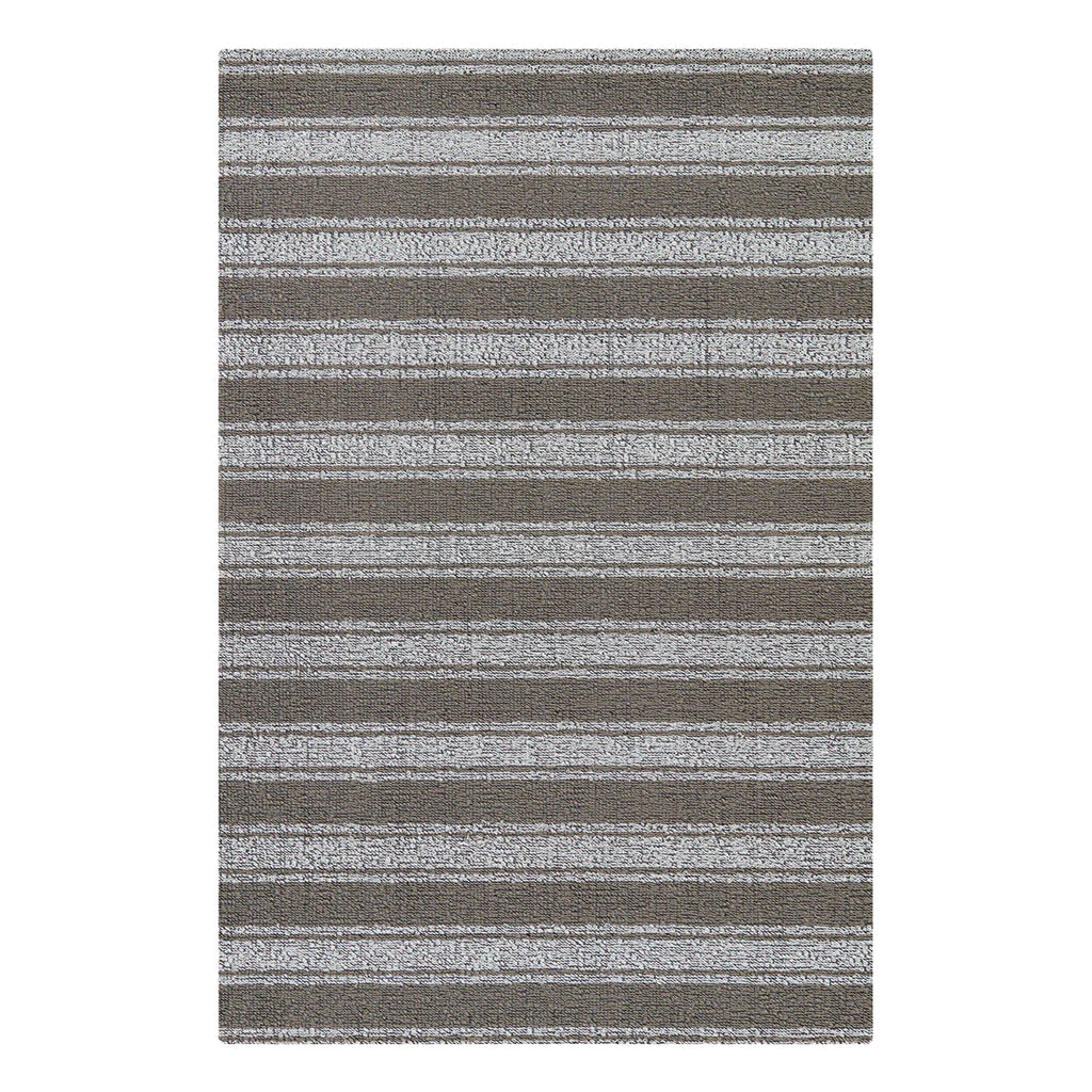 Tapis à poils longs Chilewich Boardwalk Stripe - Noyer