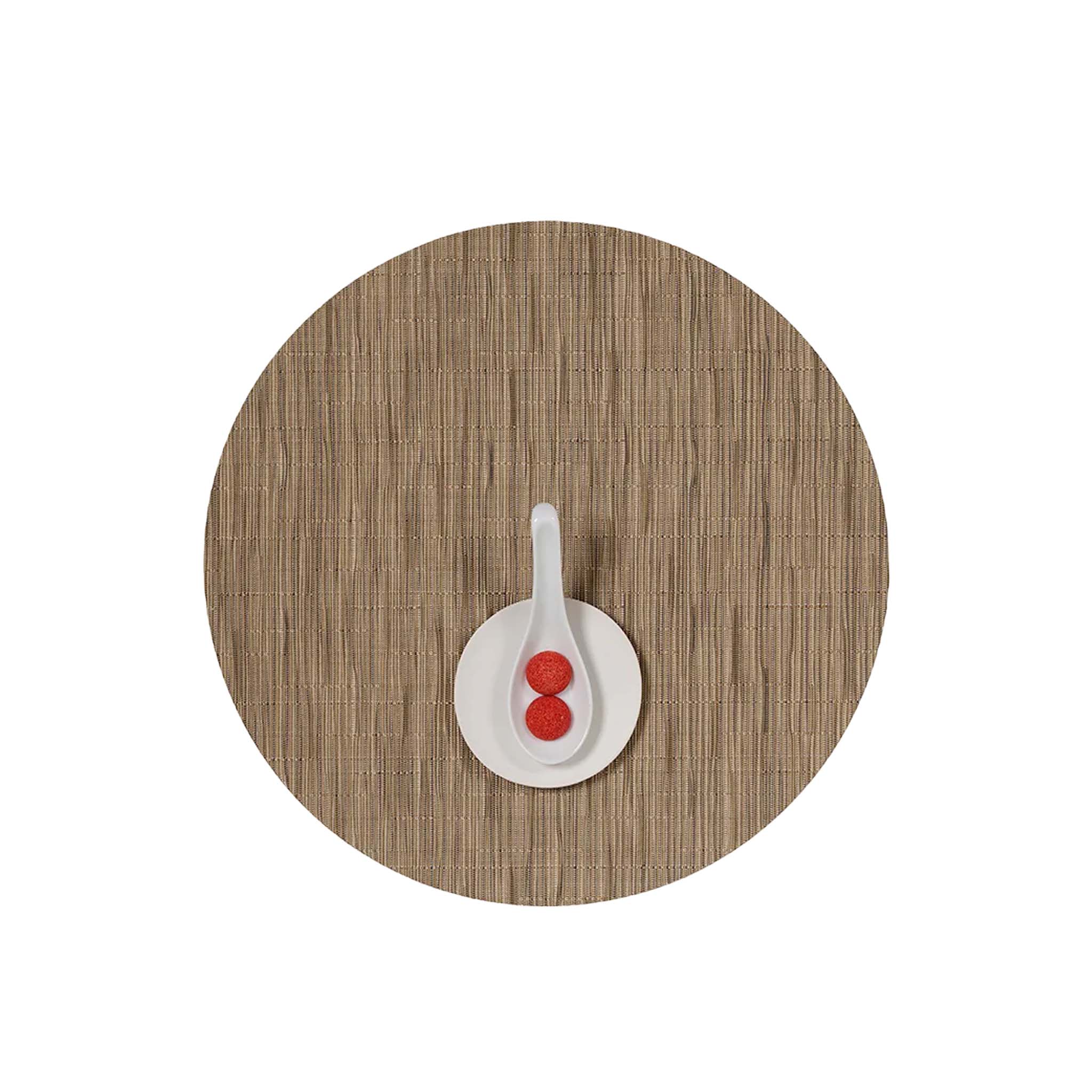 Sets de table ronds en bambou Chilewich Signature