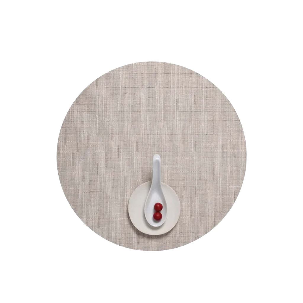 Sets de table ronds en bambou Chilewich Signature