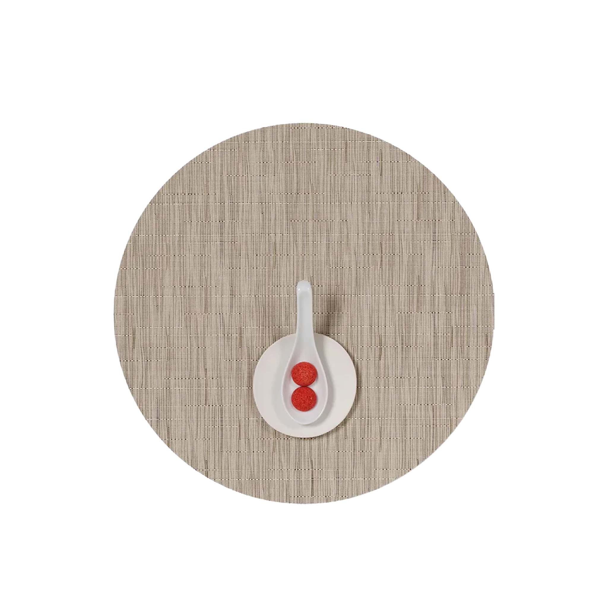 Sets de table ronds en bambou Chilewich Signature