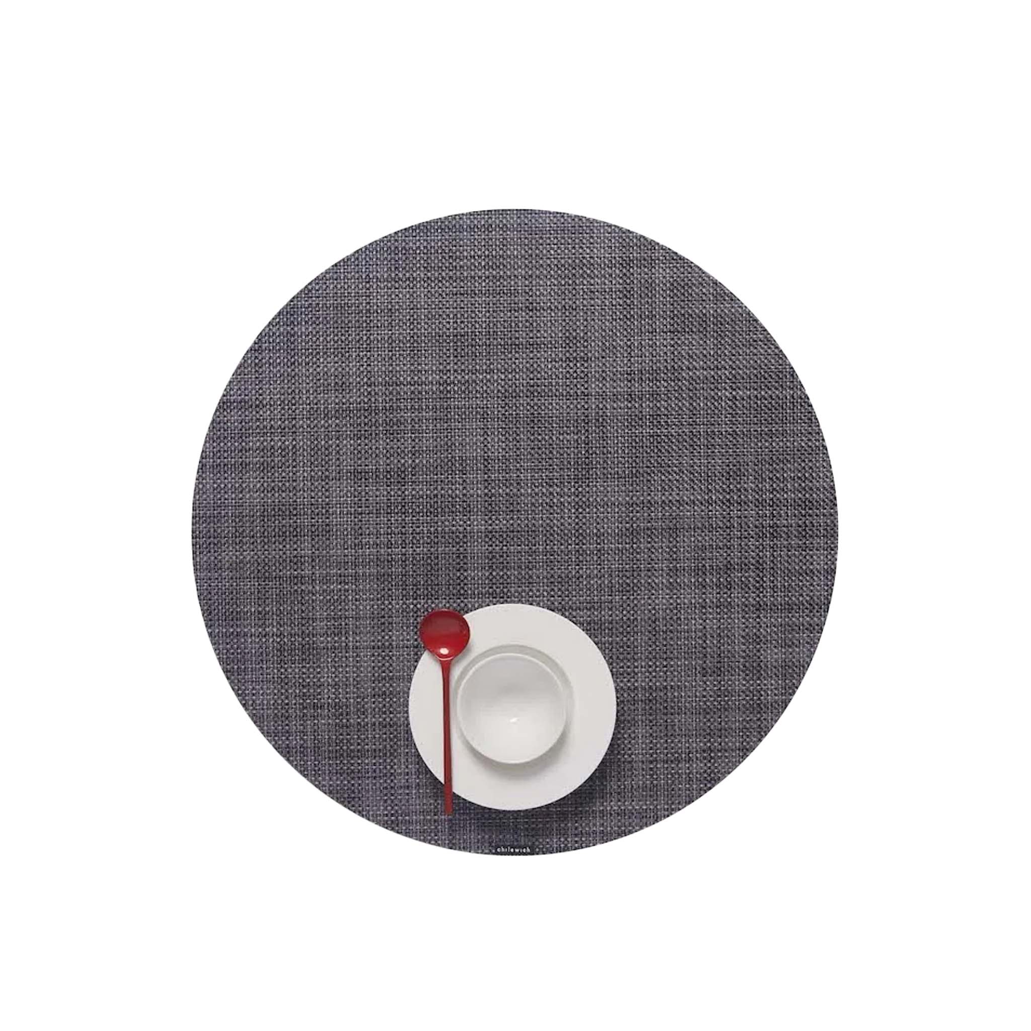 Set de table rond Chilewich Mini Basketweave