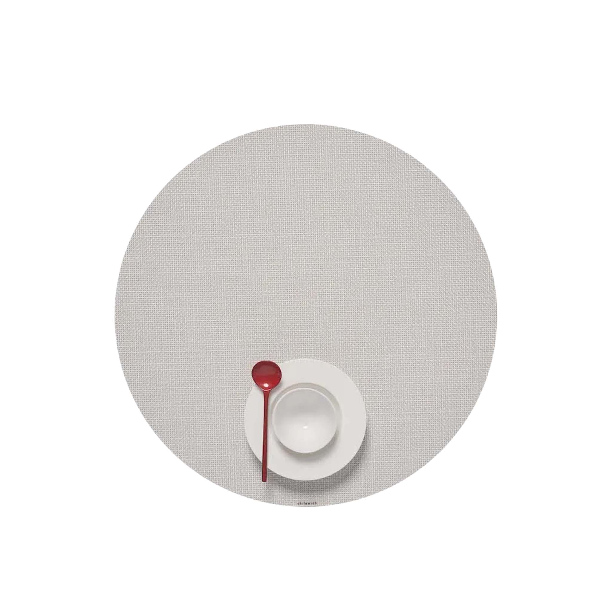 Set de table rond Chilewich Mini Basketweave