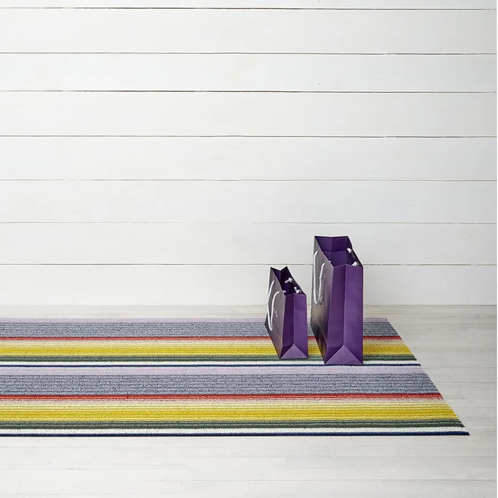 Tapis à poils longs Chilewich Multi Pop Stripe