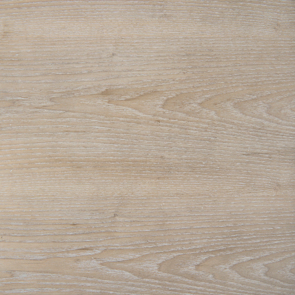 Meuble d'appoint Carina blanchi à la chaux et à cadre métallique