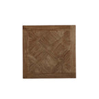 Table d'appoint en fer et marqueterie