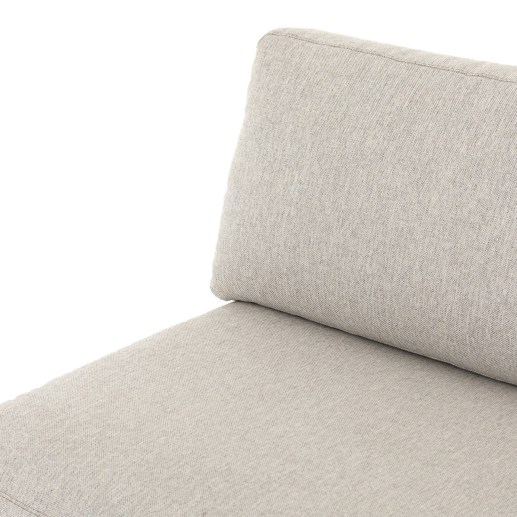 Canapé d'angle Four Hands Colt 2 pièces, méridienne gauche en coloris Aldred argenté