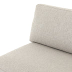 Canapé d'angle Four Hands Colt 2 pièces, méridienne gauche en coloris Aldred argenté