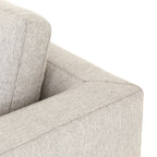Canapé d'angle Four Hands Colt 2 pièces, méridienne gauche en coloris Aldred argenté