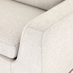 Canapé d'angle Four Hands Colt 2 pièces, méridienne gauche en coloris Aldred argenté