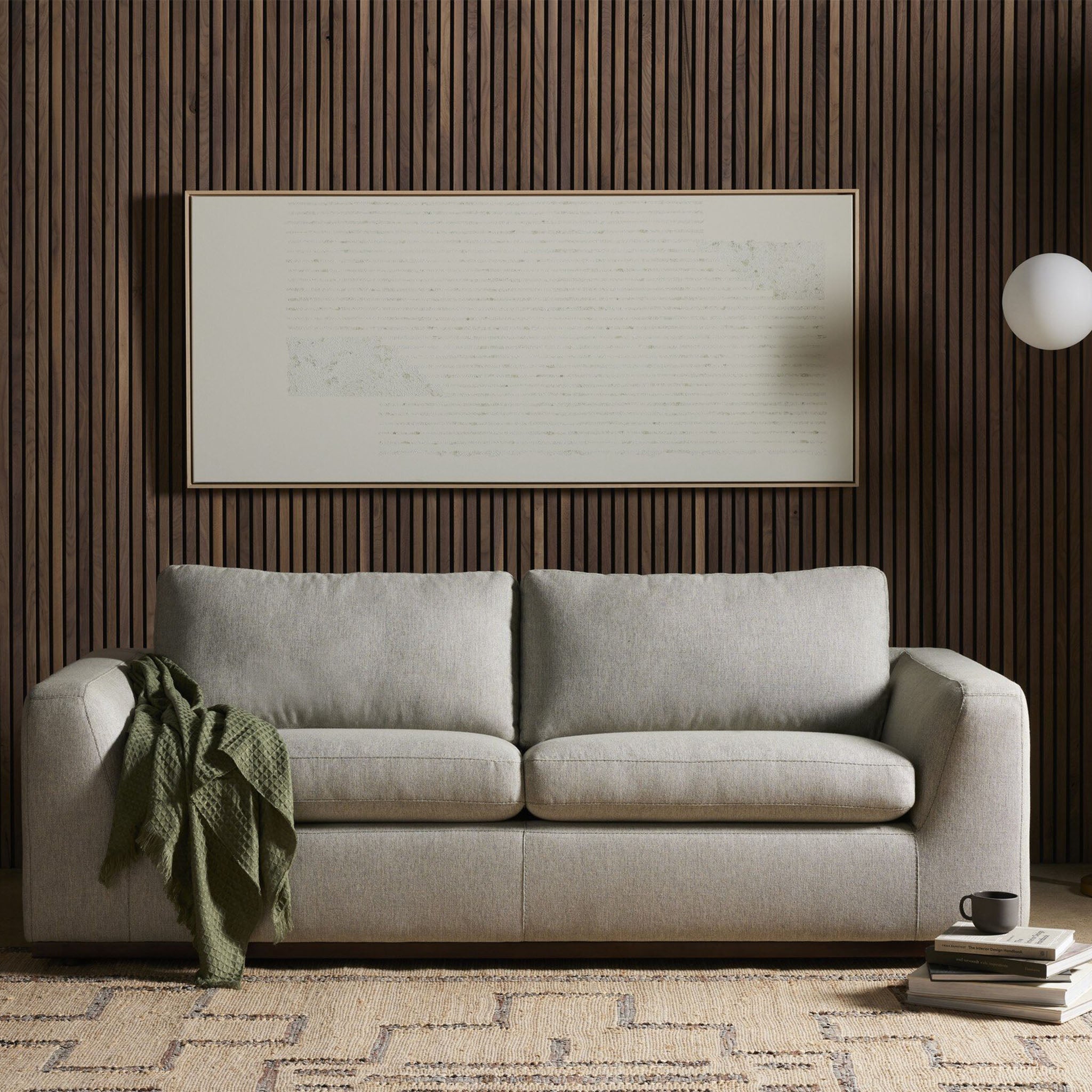 Canapé-lit Four Hands Colt couleur argent Aldred