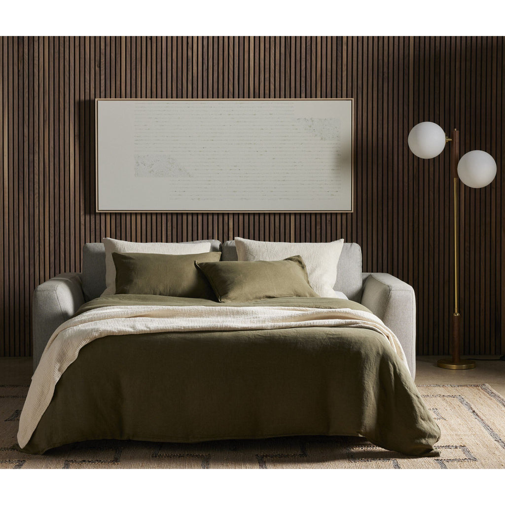 Canapé-lit Four Hands Colt couleur argent Aldred