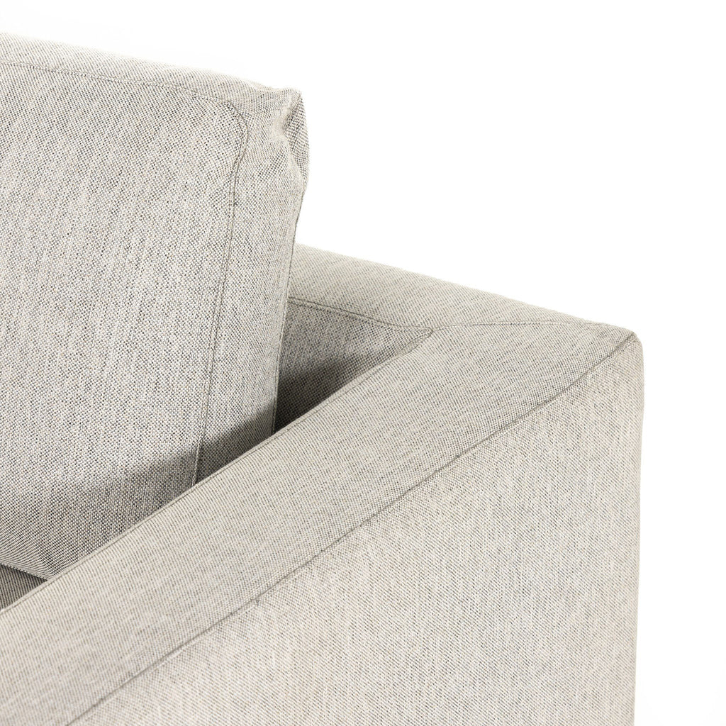 Canapé-lit Four Hands Colt couleur argent Aldred