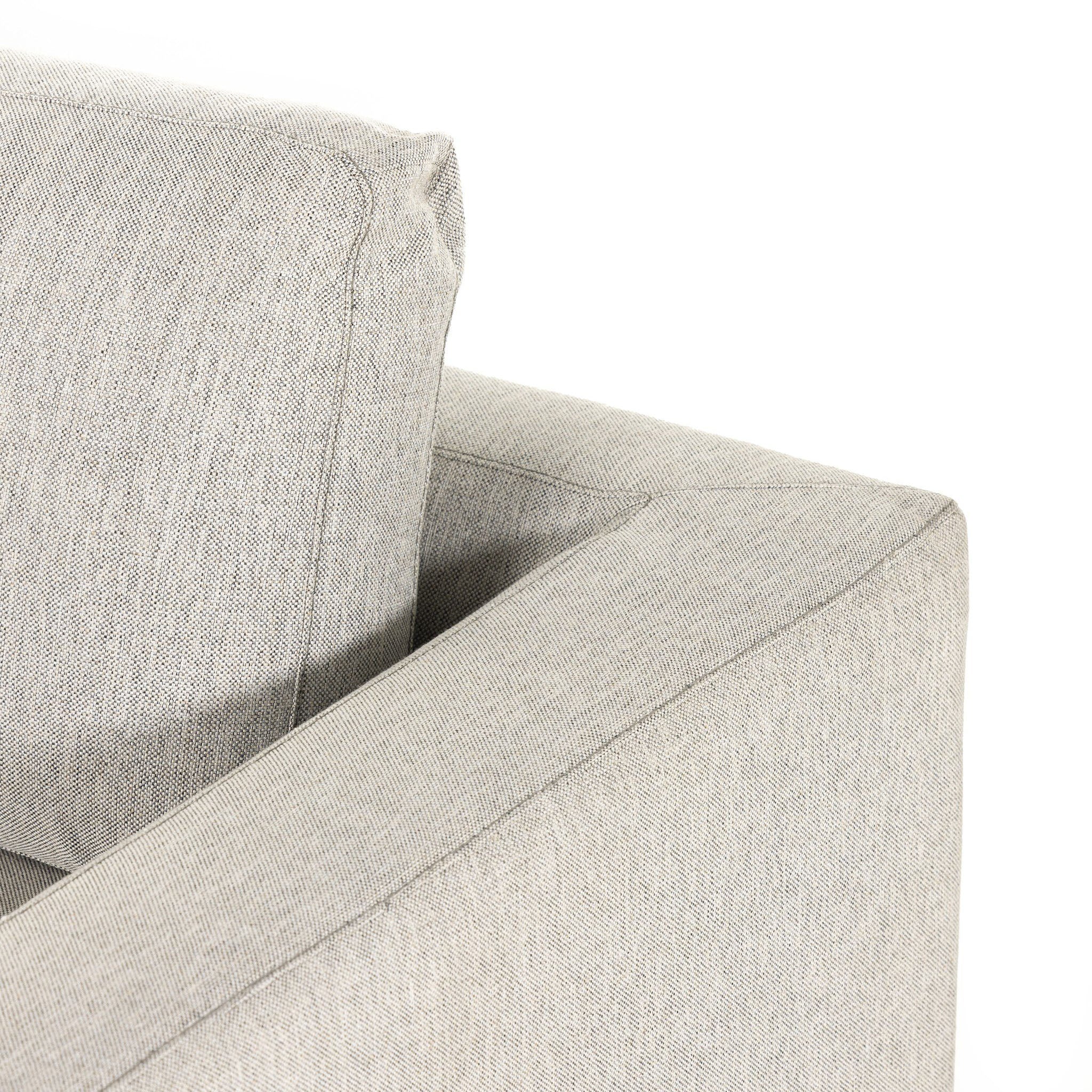 Canapé-lit Four Hands Colt couleur argent Aldred