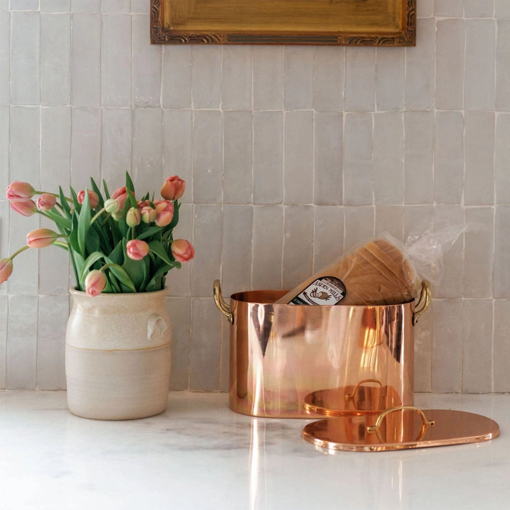 Boîte à pain en cuivre Hierloom