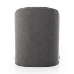 Chaise de salle à manger Four Hands Cove à roulettes, coloris Bergamo Charcoal