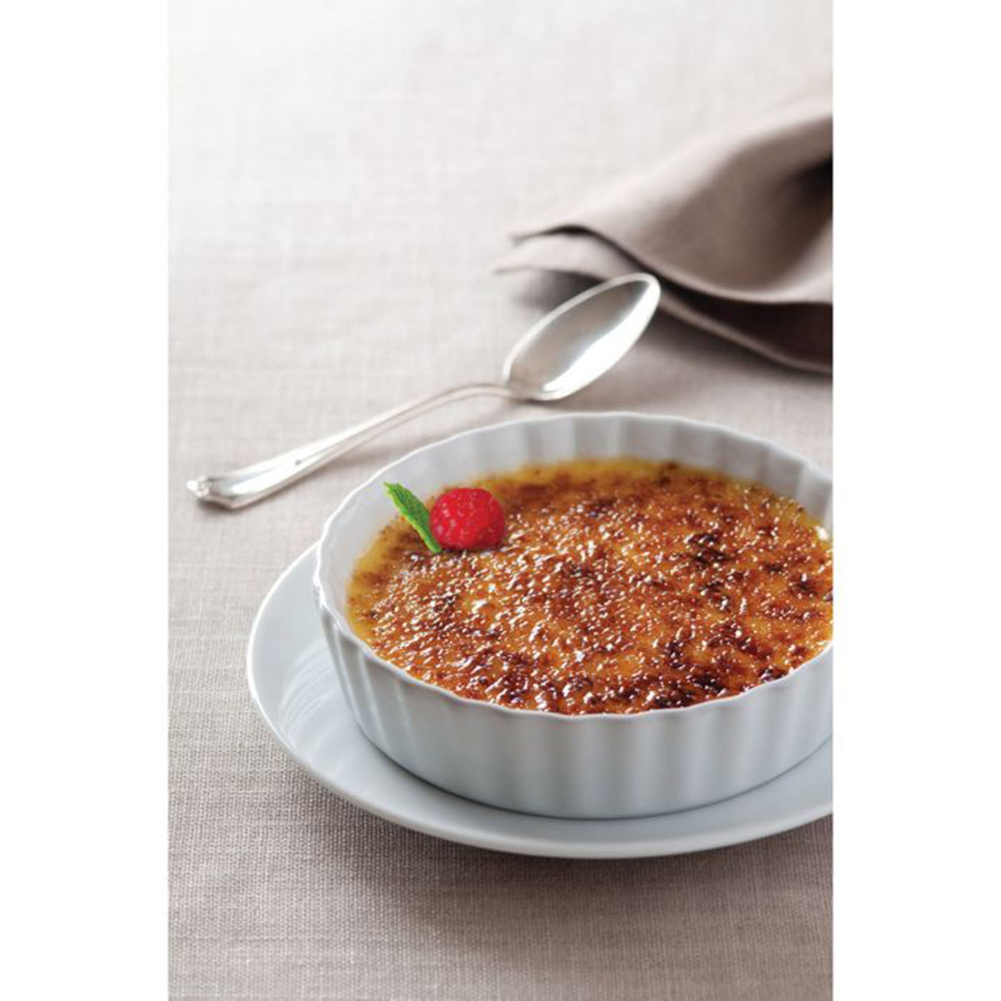 Crème brûlée et chalumeau de cuisine 