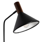 Lampe de bureau Four Hands Cullen en cuir noir